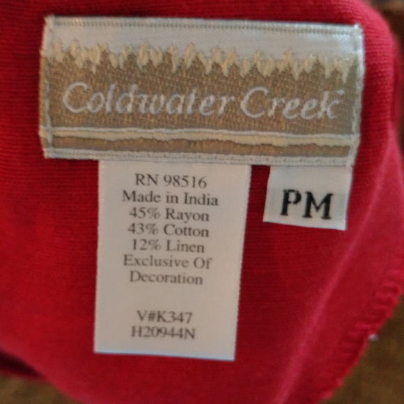 Coldwater Creek,dress w/separate over shirt - Picture 5 of 7